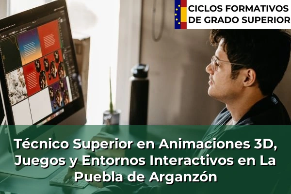 Técnico Superior en Animaciones 3D, Juegos y Entornos Interactivos en La Puebla de Arganzón