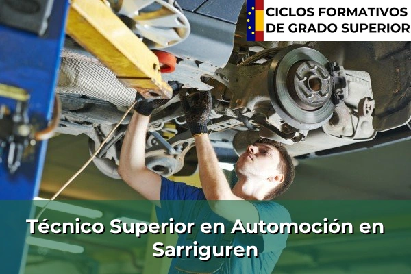 Técnico Superior en Automoción en Sarriguren