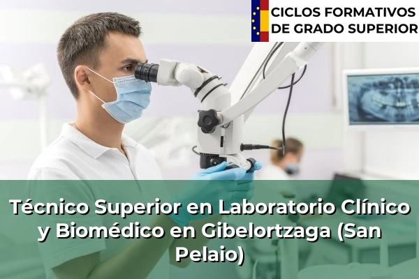 Técnico Superior en Laboratorio Clínico y Biomédico en Gibelortzaga (San Pelaio)