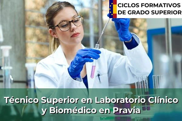 Técnico Superior en Laboratorio Clínico y Biomédico en Asturias 29 Técnico Superior en Laboratorio Clínico y Biomédico en Pravia