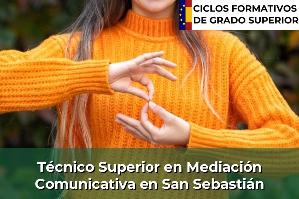 Técnico Superior en Mediación Comunicativa en País Vasco 102 Técnico Superior en Mediación Comunicativa en San Sebastián