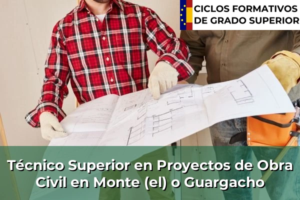 Técnico Superior en Proyectos de Obra Civil en Monte (el) o Guargacho